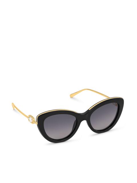 Louis Vuitton Sunglasses LV Fame Cat Eye, Black, One Size