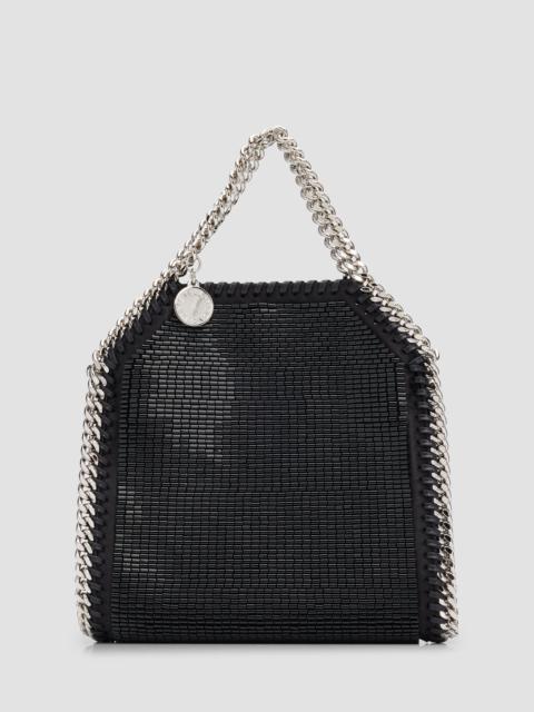 Stella McCartney Women's Falabella Tiny Beaded Satin Top Handle Bag - Black