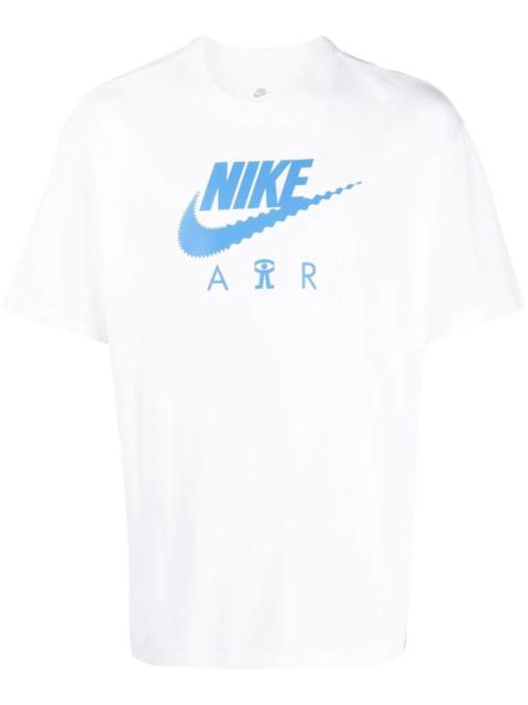 Nike logo-print cotton T-shirt