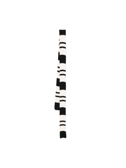 N°21 striped scarf
