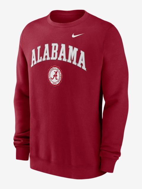 Nike Alabama Crimson Tide Arched Seal Men's Nike College Pullover Crew