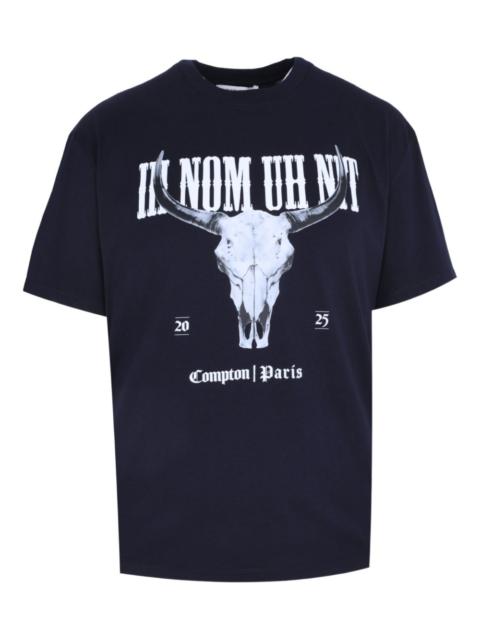 ih nom uh nit skull-print T-shirt