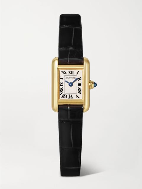 Cartier Tank Louis Cartier mini 18-karat gold watch Gold
