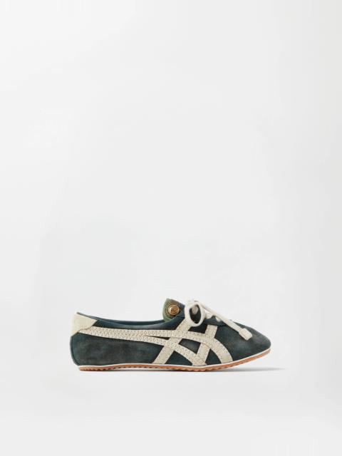 VERSACE TAI-CHI Sakura Suede Sneakers