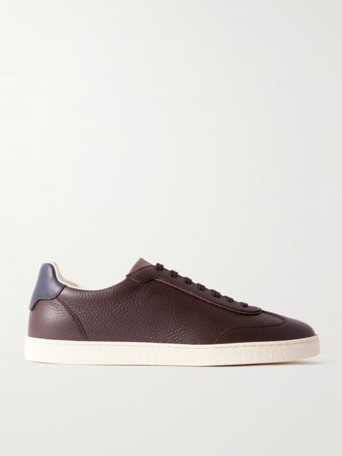 Brunello Cucinelli Coda di Rondine Leather Sneakers