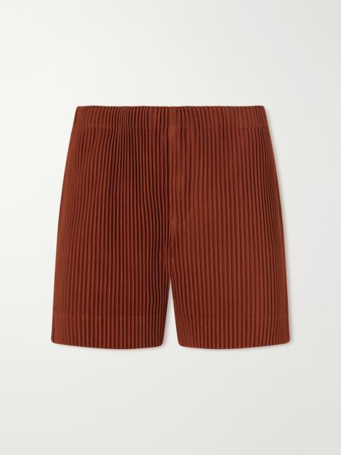 ISSEY MIYAKE Straight-Leg Pleated Shorts