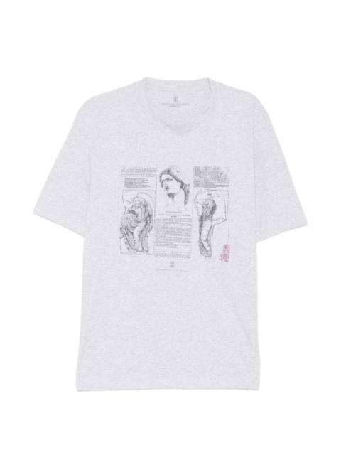 Brunello Cucinelli print T-shirt
