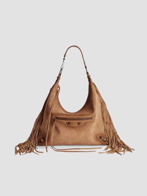 BALENCIAGA Women's Le City Hobo Bag - Camel