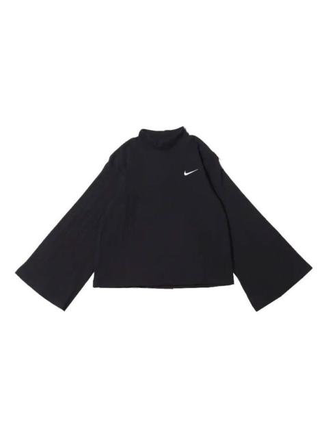 Nike (WMNS) Nike Sportswear ribbed Knit High Collar Long Sleeves Knit Long Sleeves Black DM6400-010