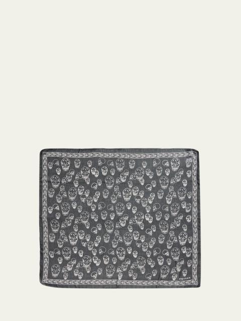 Alexander McQueen Skull Chiffon Scarf