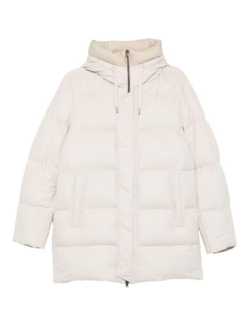 Herno hooded quilted coat