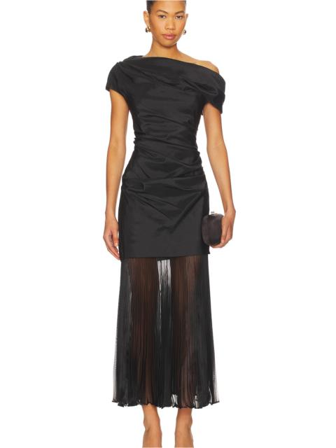 SIMKHAI Ammalie Combo Midi Dress