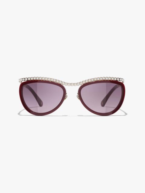 CHANEL Cat Eye Sunglasses