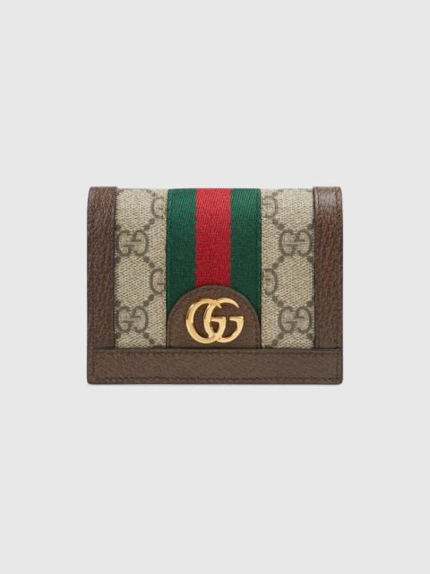 GUCCI Ophidia GG card case wallet