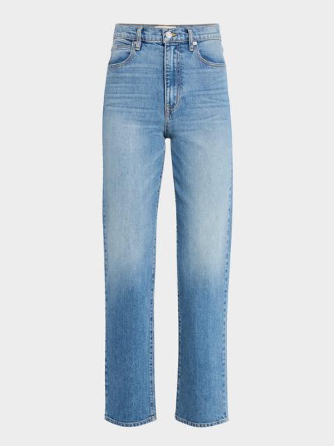 SLVRLAKE London High-Rise Straight-Leg Jeans