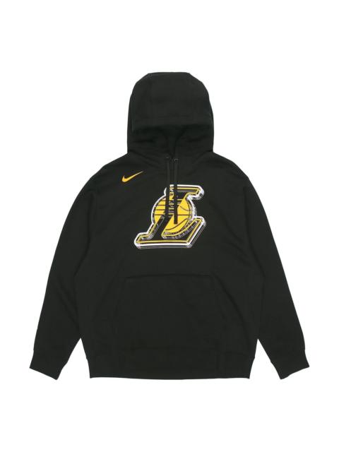Nike Men's Nike Los Angeles Lakers Lebron James No. 23 NBA Player Long Sleeves Black DN4984-010