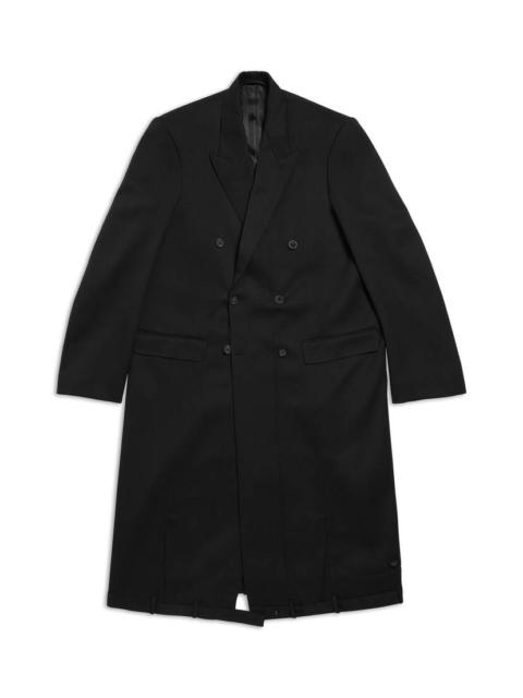 Deconstructed Coat in Black