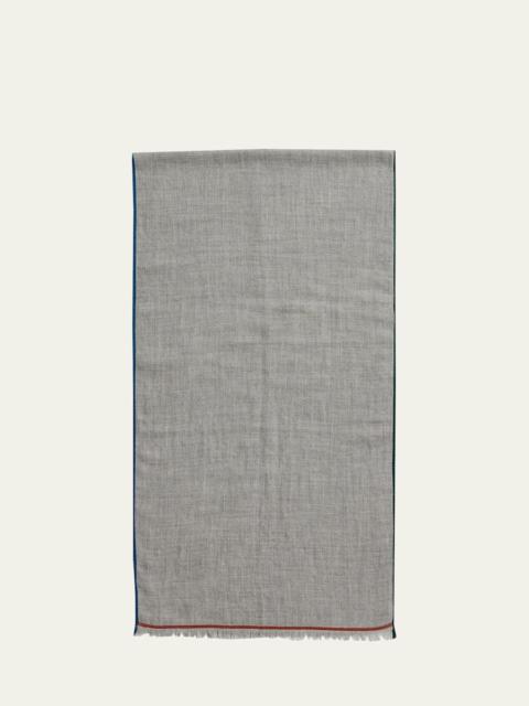 Loro Piana Men's Four In Hand Cashmere Scarf