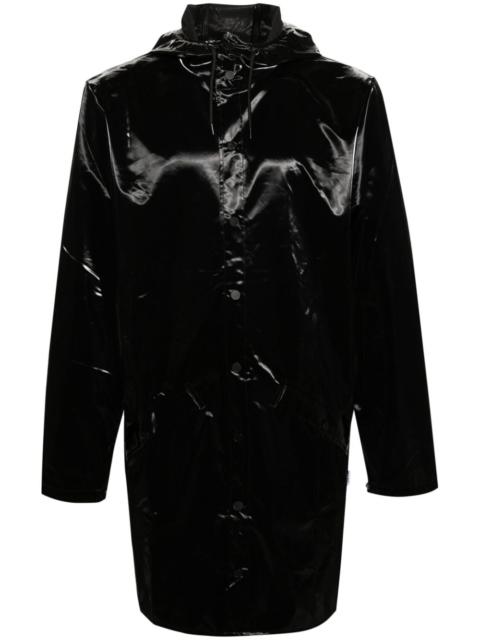 RAINS coated hooded parka coat