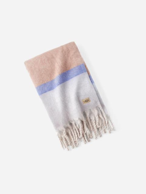 UGG ® Simona Throw 50" x 70" Blankets in Misty Wisteria Stripe