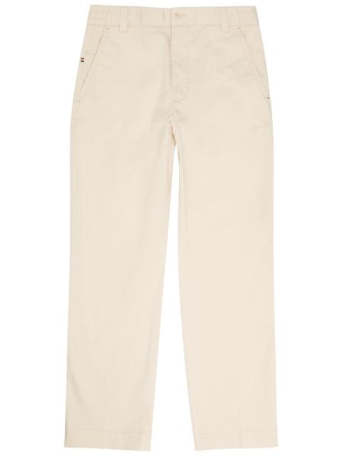 Moncler Moncler Straight-leg Stretch-cotton Trousers