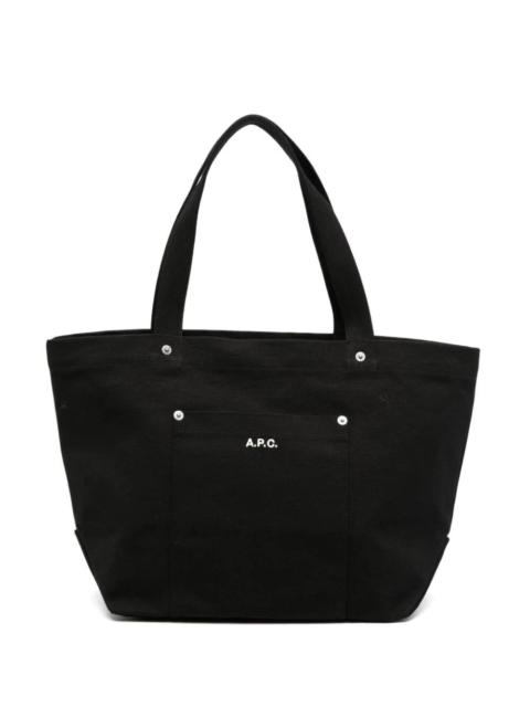 A.P.C. Thais tote bag with embroidery