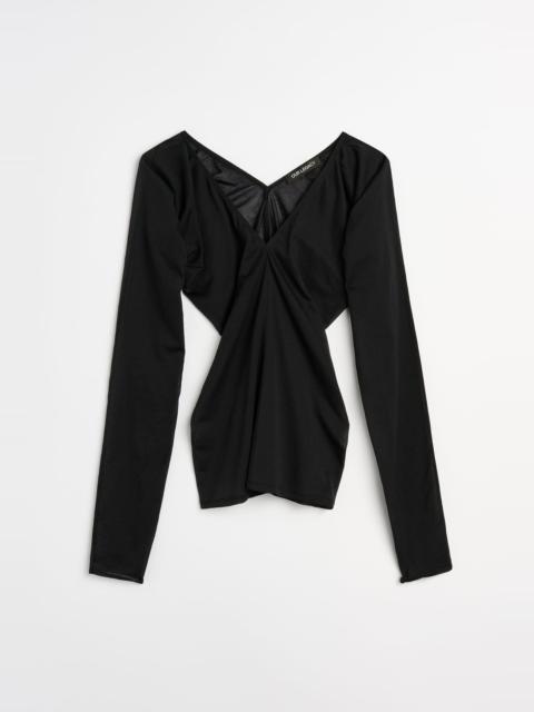 Our Legacy Cheer V Neck Black Stocking Jersey