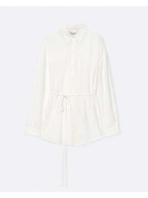 ALLSAINTS ILANA TIE-WAIST RELAXED COTTON SHIRT