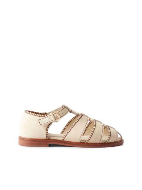 Claudie Pierlot contrast-stitch sandals