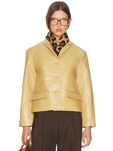 HELSA Puffy Leather Jacket