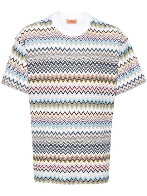 Zigzag cotton T-shirt