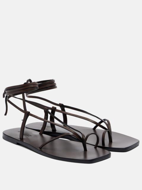 A.EMERY Nolan leather thong sandals