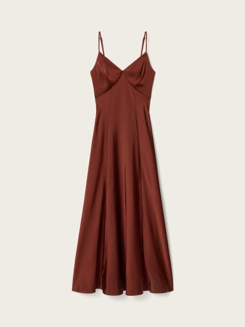 ALLSAINTS IRINA MAXI SLIP DRESS
