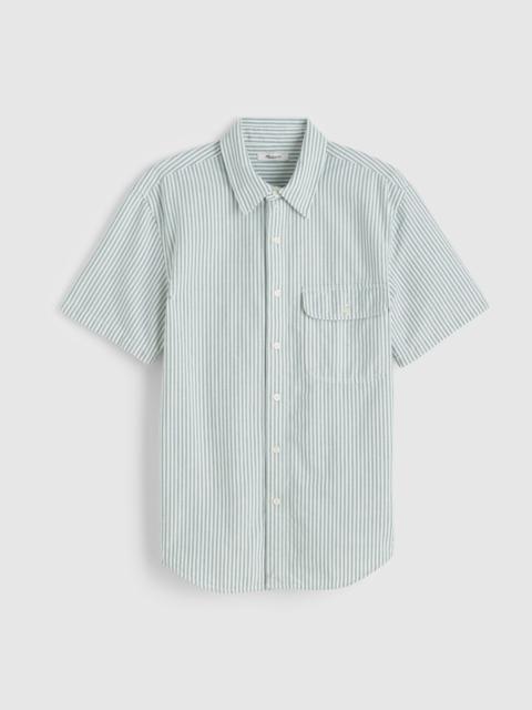 Madewell Short-Sleeve Single-Pocket Shirt in Allday Oxford