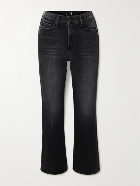 MOTHER The Outsider Flood Cropped Mid-rise Bootcut Jeans