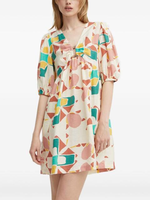 ba&sh Arancia printed mini dress