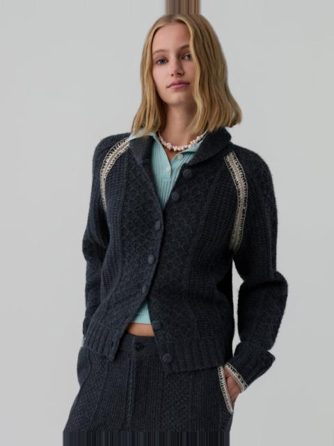 GUEST IN RESIDENCE Marlowe Cable Cardigan