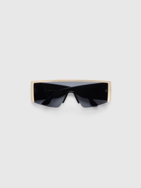 Victoria Beckham Oversized Mask Frame In Gold Black