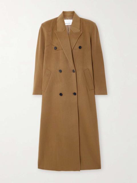 Gaia double-breasted wool-blend coat