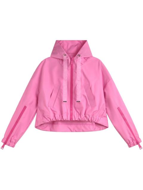 Khrisjoy zip-up hooded jacket