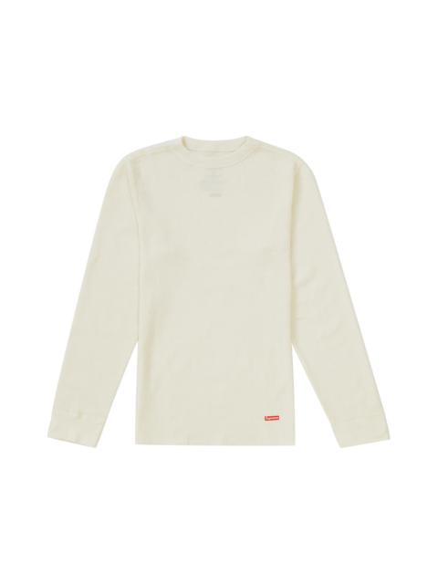 Supreme Supreme Hanes Thermal Crew (1 Pack) FW19 Natural