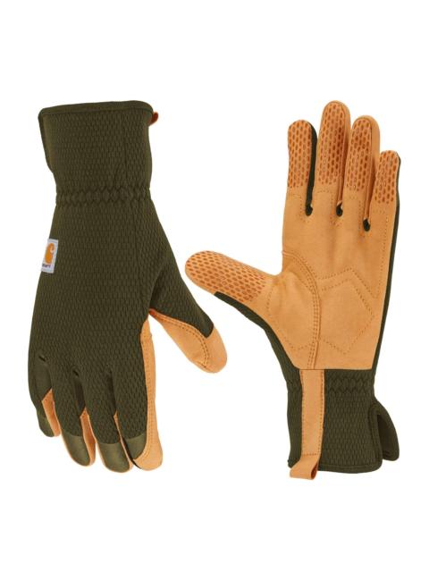Carhartt Women's High Dexterity Padded palm Touch Sensitive Long Cuff Glove