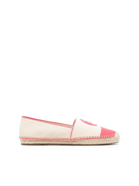 MICHAEL KORS monogram-embroidered espadrilles