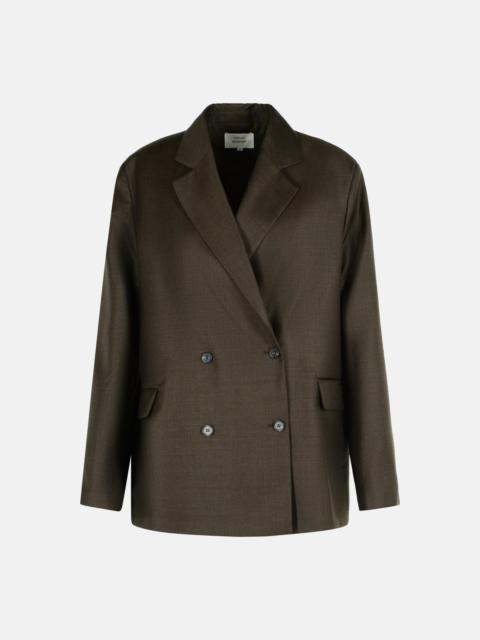 Loulou de Saison 'DONAU' BROWN VIRGIN WOOL BLAZER
