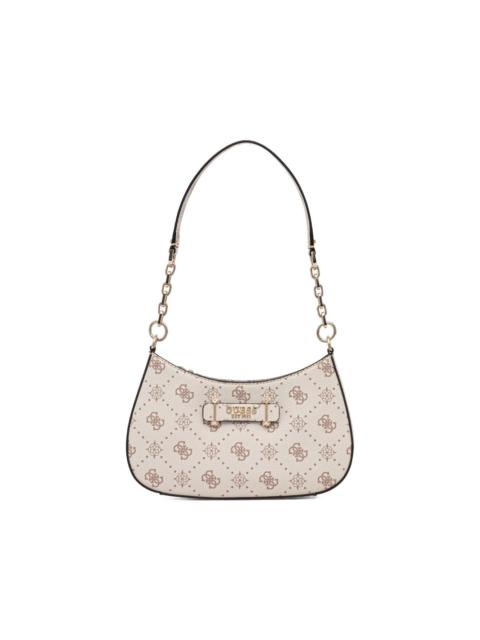 GUESS USA monogram chain shoulder bag