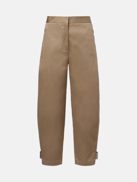 Proenza Schouler Serene cotton barrel-leg pants