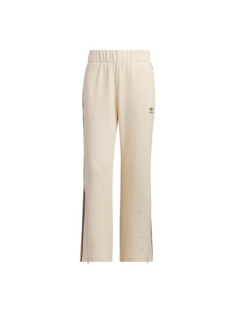 adidas (WMNS) adidas Flared Tracksuit Bottoms 'Beige' IP3001