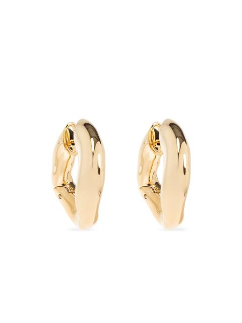 BALENCIAGA sculptural hoop earrings