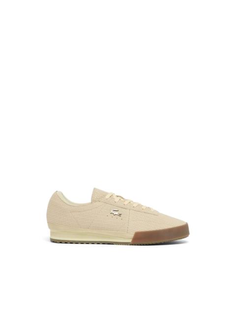 LACOSTE perforated logo sneakers