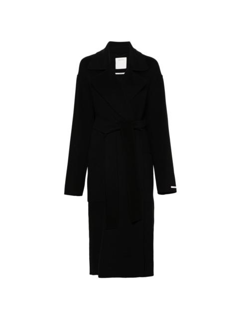Sportmax felted virgin-wool maxi coat